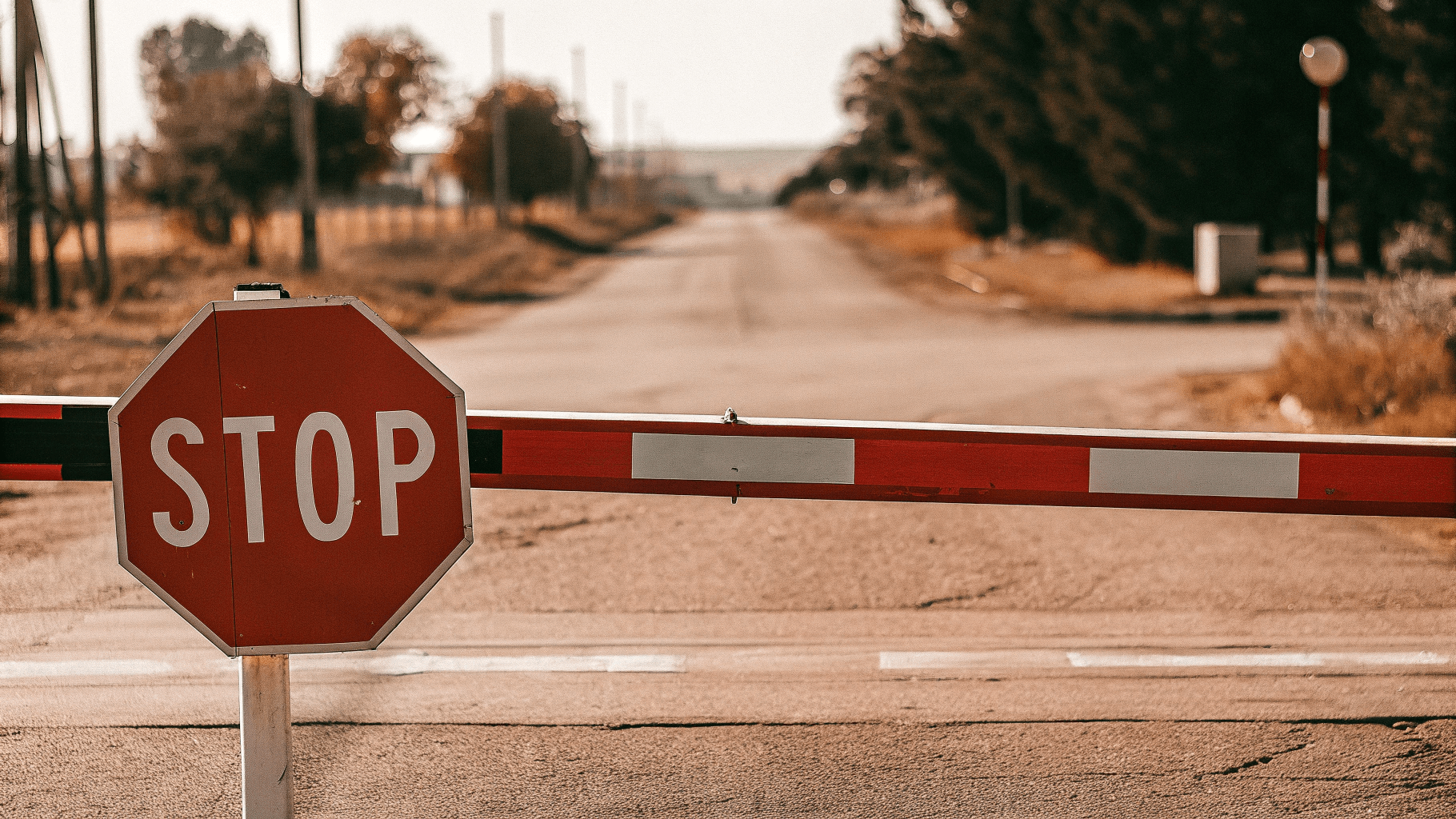 Road-Closed A Road Closed With A Stop Sign Illustrating Identify The Roadblocks