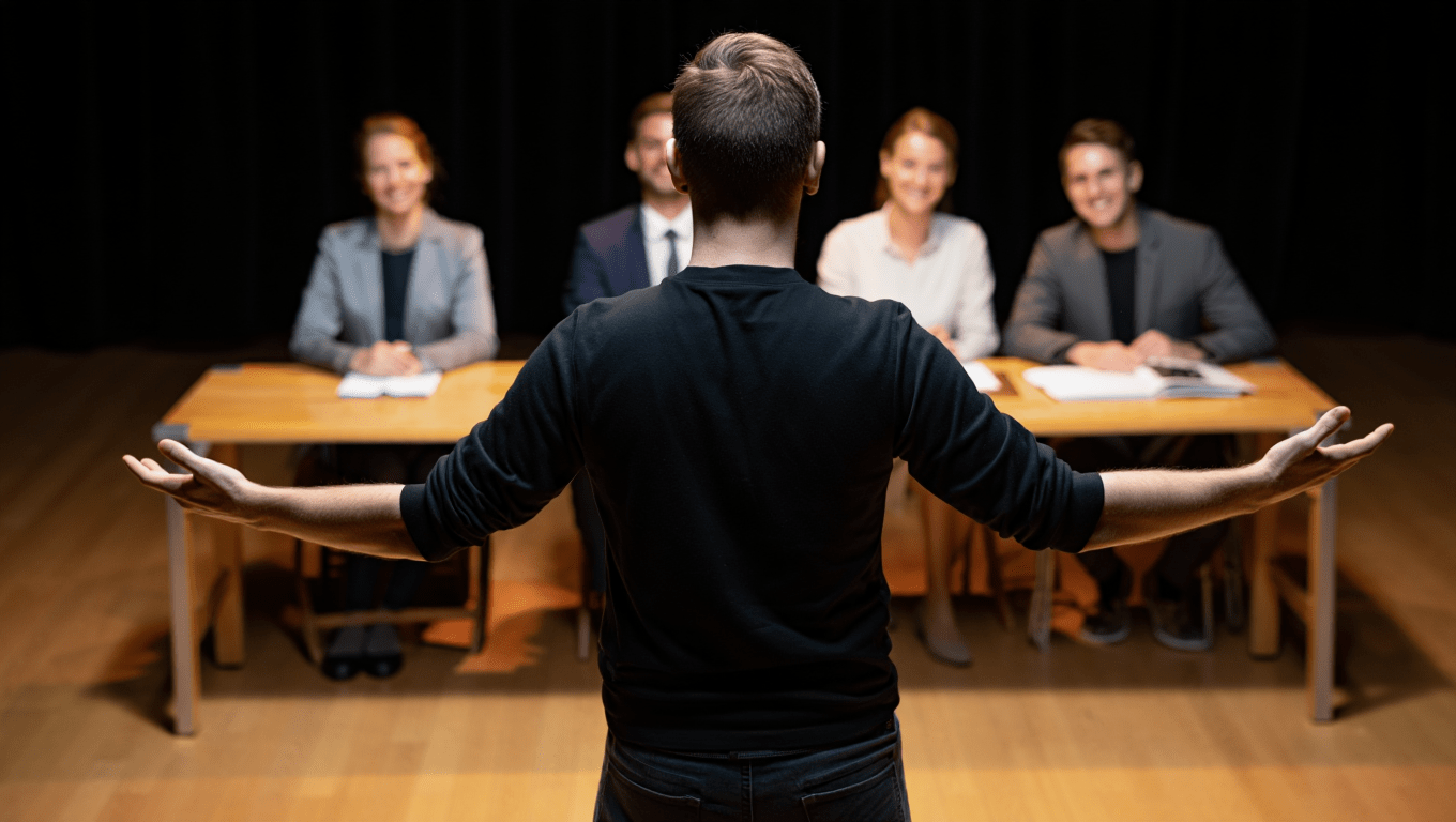 A0Be9126-6D6D-46D6-B63F-Cb6301F56823 A Performer With A Positive Audition Mindset Being Present And In The Moment